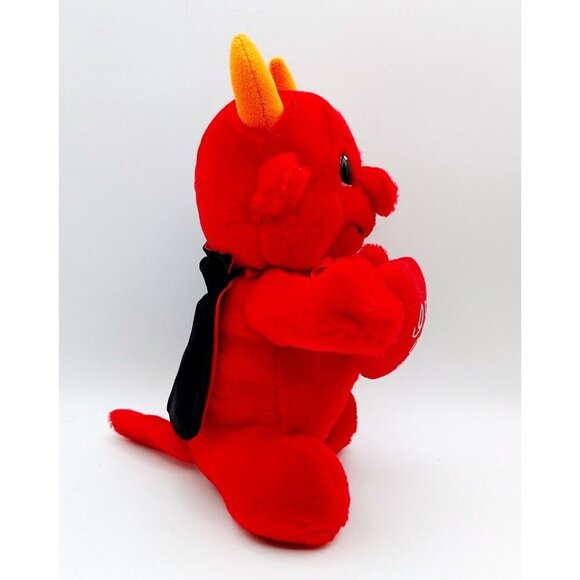 Hot Stuff Bear Devil 10" Stuffed Toy Plush Russ Valentines Day Plush - Picture 2 of 6